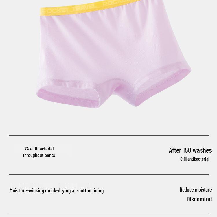 Einweg-Baumwoll-Boxershorts für Kinder auf Reisen