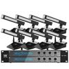HuiDu HD-9318 Professional 8-Channel Wireless Microphone System (CN version)