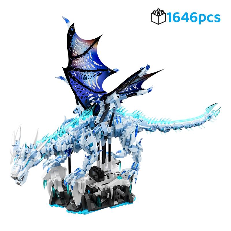 Brand-Spanking-New First-Class Film Ice Fantasy Creature First-Class Construction First-Class Bricks Top-Grade First-Class 1646Pcs Top-Grade no original box