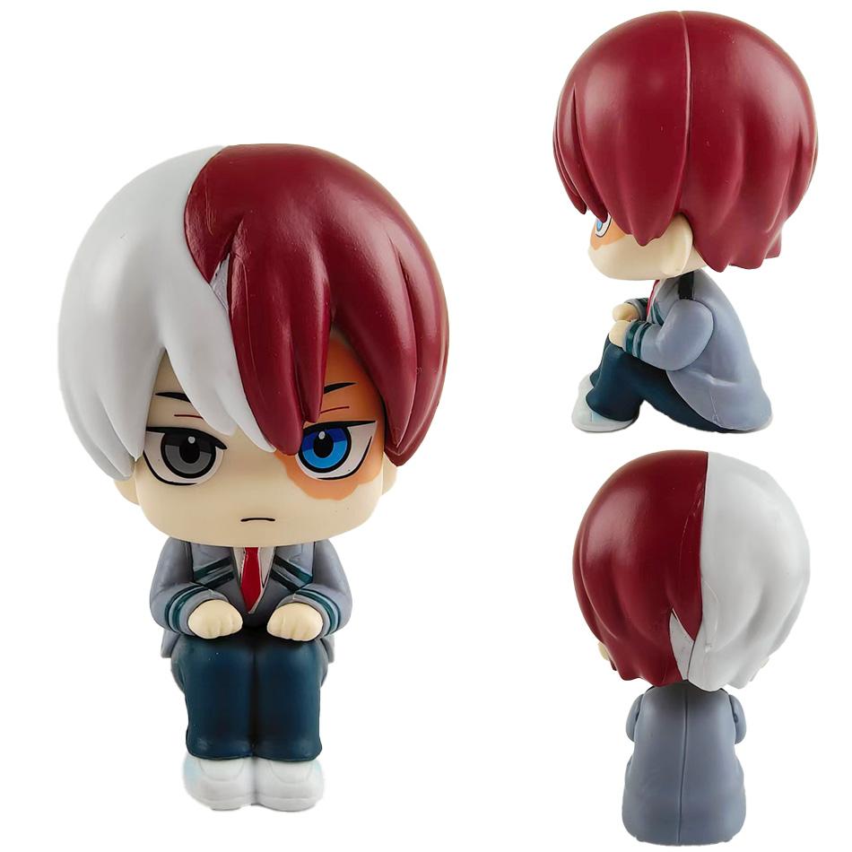 10cm Boku no Hero Academia Anime Figure Midoriya Izuku Action Figure Bakugo Katsuki/Todoroki So Figurine PVC Collection Toys