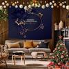 Merry Xmas New Year Background Cloth Hanging Cloth Bedroom Bedside Decorative Wall Cloth Rental Dormitory Tapestry