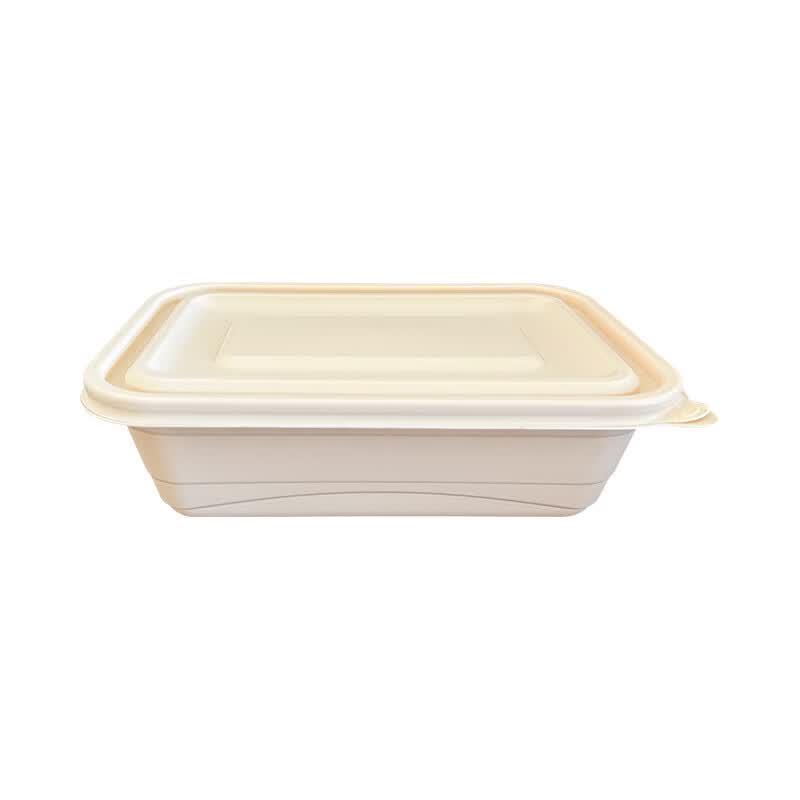Eco-Friendly 1000ml Rectangular Disposable Meal Boxes, 300 Sets