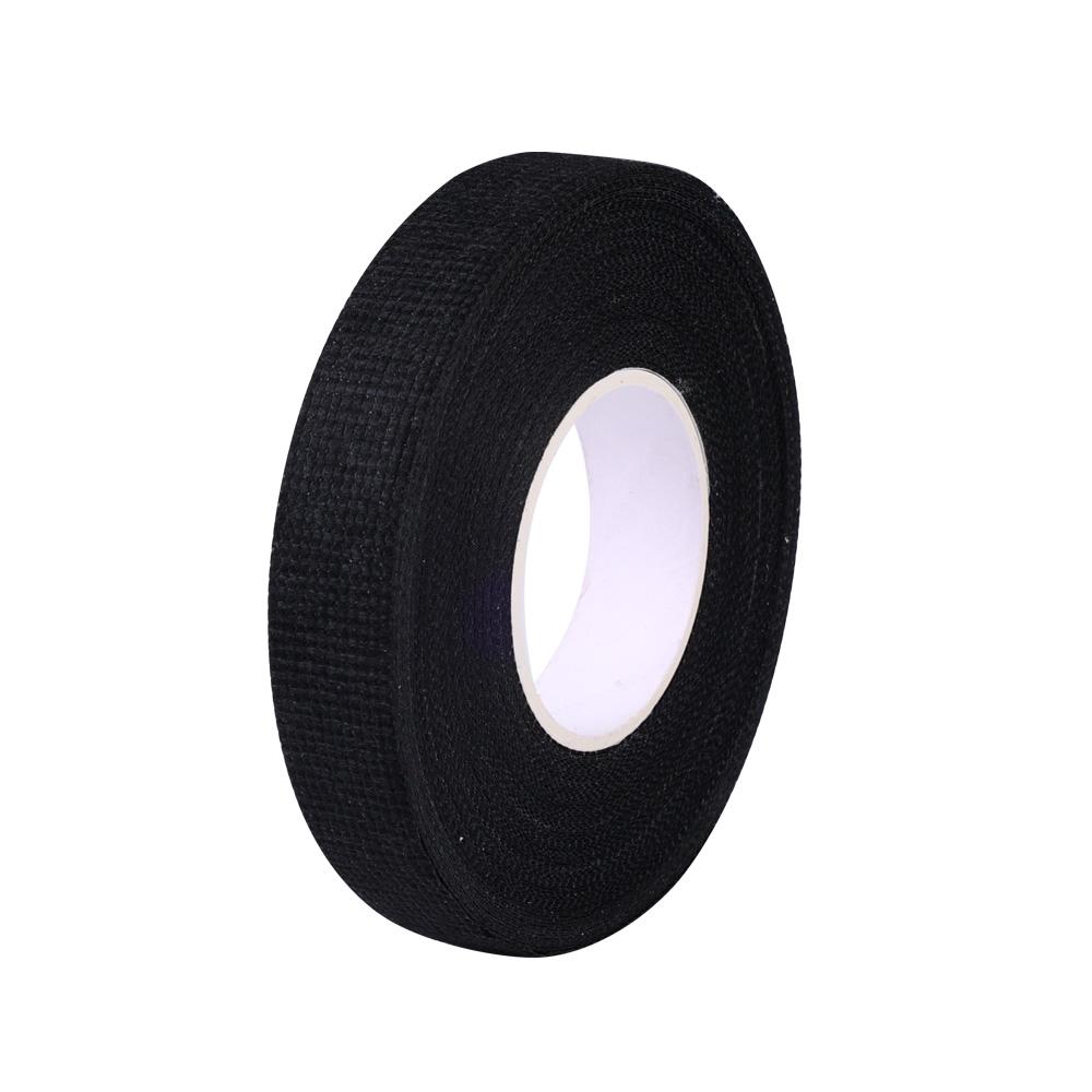 15 Meter Heat-resistant Flame Retardant Tape Flannel Insulation Adhesive Cloth Tape for Car Cable Harness Wiring Loom Protection