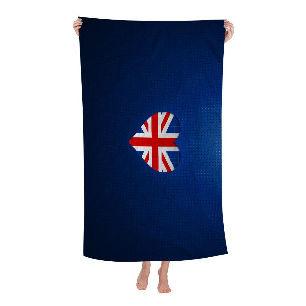 UK England Flagge Große Mikrofaser Strandtücher Schnelltrocknendes Handtuch Sandstrandtücher Poolhandtuch für Reisen Schwimmbad Yoga