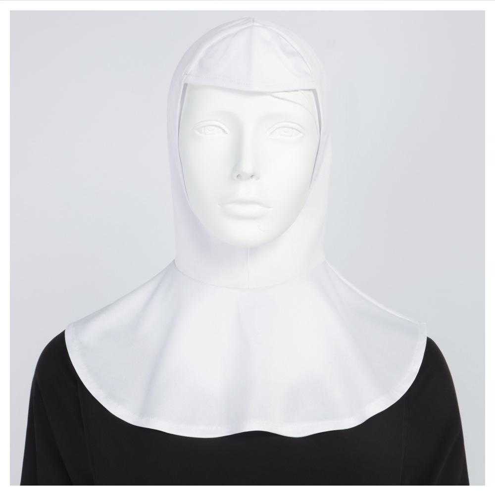 Halloween Nun Cosplay Stretch Fabric Skirt Full Set