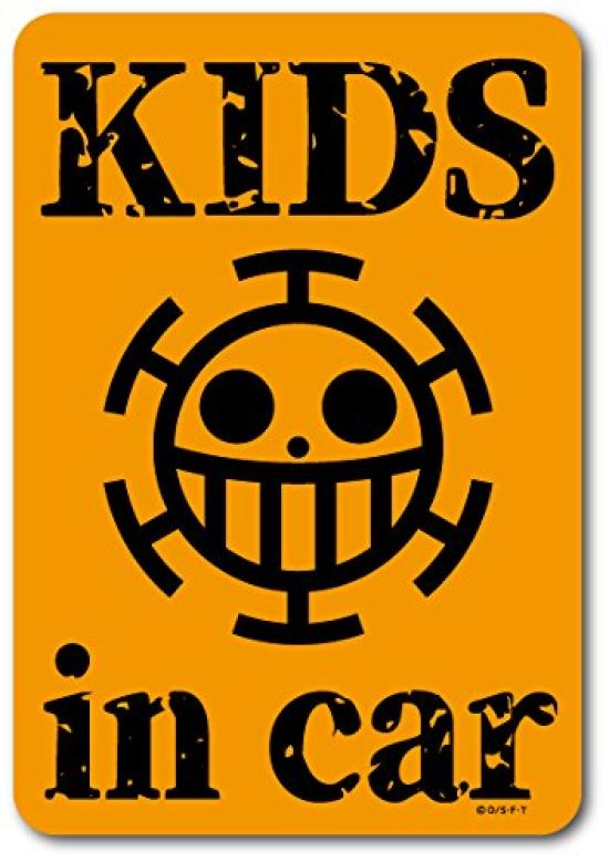 

Heart Pirates Kids in Car One Piece Baby In Car Official One Piece Merchandise LCS-524 Sticker, белый