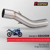 GSX250R Exhaust Pipe Mid-section & Tail Muffler Set - Easy Installation