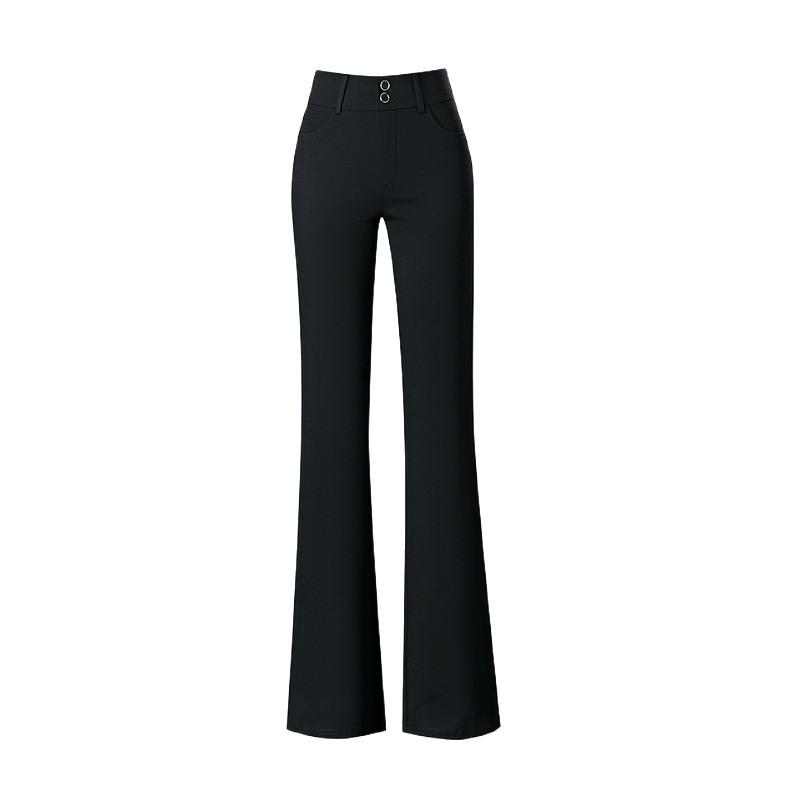 Women's Wide-Leg Knit Pants - Spring & Autumn Fashion, Casual Loose Fit, Mom Style.