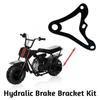 Aluminum Caliper Bracket Brake Caliper Bracket Converting Mini Bikes to Hydraulic Braking System Without Modification