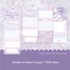 60 sheets Long strip notebook with white space, Time series, European minimalist theme, notebook, message, note material, paper