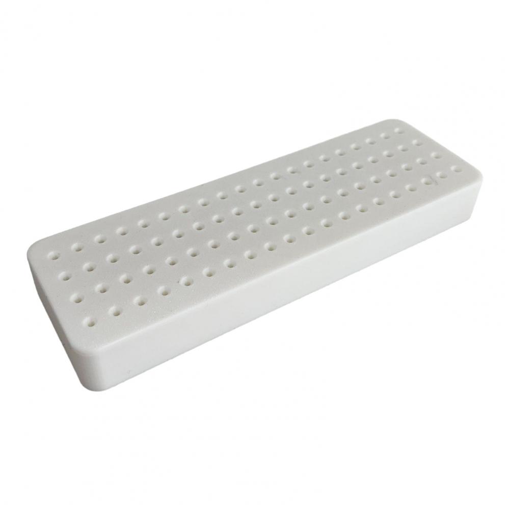 Nail Drill Bits Holder with 12/80 Holes Multi-functional Nail Drill Bits Organizer Manicure Polishing Grinding Head Stand