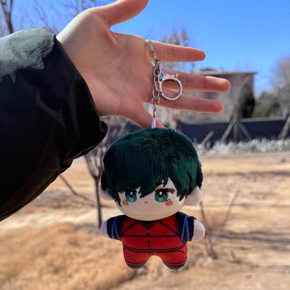 Peluche de poupée en peluche Anime Itoshi Sae Jouet en peluche Rin Itoshi peluche Porte-clés poupée en coton doux Isagi Yoichi figurine football garçons Cadeaux