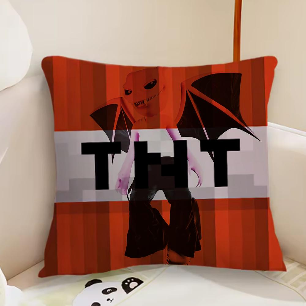 Singer Jhayco Le Clique Vida Rockstar Pillow Case Cute Room Home Office Decor Protective Pixel Covers Without Game Pillow-Insert