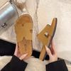 French Gentle Lazy One-pedal Casual Cool Slippers Women's Autumn 2025 New Fashionable Versatile Soft-soled Slippers