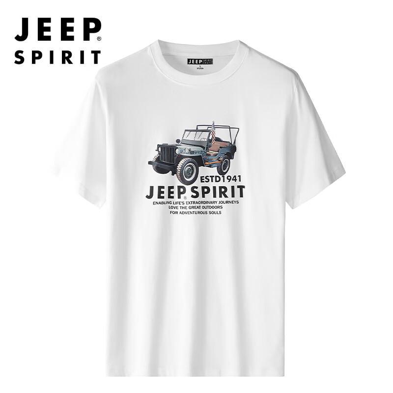 JEEP SPIRIT Men s Casual Loose Fit Short Sleeve T-Shirt XL