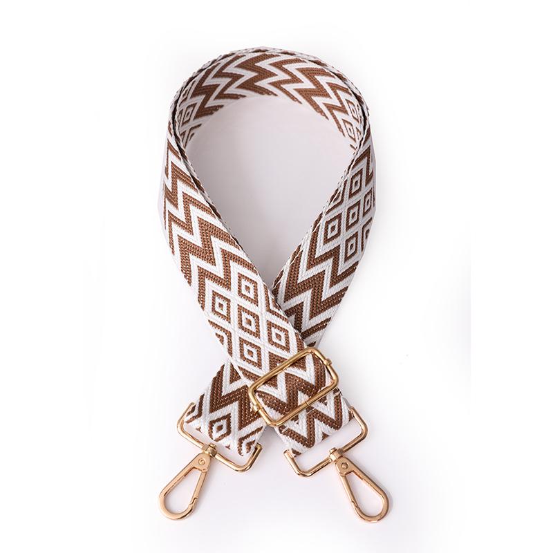 

Adjustable Colorful Diamond Crossbody Bag with Thickened Shoulder Strap