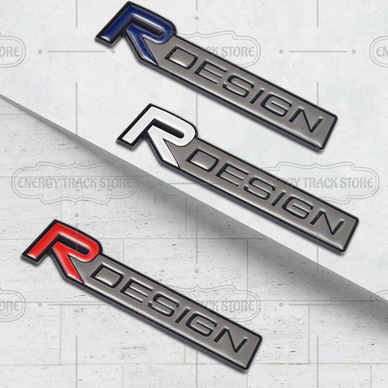 Samolepka na auto Logo R Design Znak na přední mřížku Znak na boční blatník Znak na zadní kufr Pro Volvo V60 S40 S60 XC40 XC60 XC90 V90 V70 XC70 C70