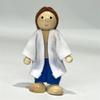 9 Character Wooden Articulated Toy People Promoting Imagination and Family Bonding