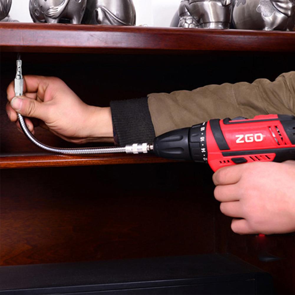 200/300mm Length Metal Flex Shaft Flexible Drill Bit Extension Hex Shank Quick Flexible Drill Bit Extension for Screwdriver