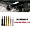 For Triumph Bonneville SE T100 Scramble Thruxton 865 2004-2015 2pcs Tool Free Motorcycle Removal Cushion Seat Bolts Accessories