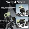 Bike Motorcycle Phone Mount With Aluminum Alloy Mounting Base, [1S Lock & Release] [Camera Friendly] Bicycle Handlebar Cell Phone Holder For Scooter