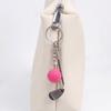Simulation Mini Golf Ball Keychain Creative Metal Keyring Car Key Holder Bag Pendant Hanging Decoration Couple Gifts