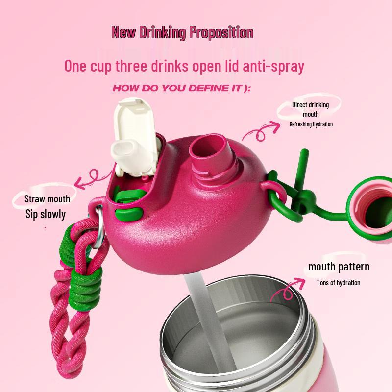 

Gemi My Little Pony 550ML Insulated Straw Cup