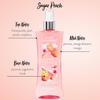 Body Fantasies Body Fantasies Signature Sugar Peach By Parfums De Coeur Body Spray 8 Oz  240 Ml  Women 