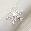 Serviette Ring Eco-friendly Anti-Fading Alloy Elegant Snowflake Serviette Holder Ring for Restaurant