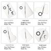 Stainless Steel Makeup Mixing Palette Ring for Professional Artists - Foundation & Lipstick