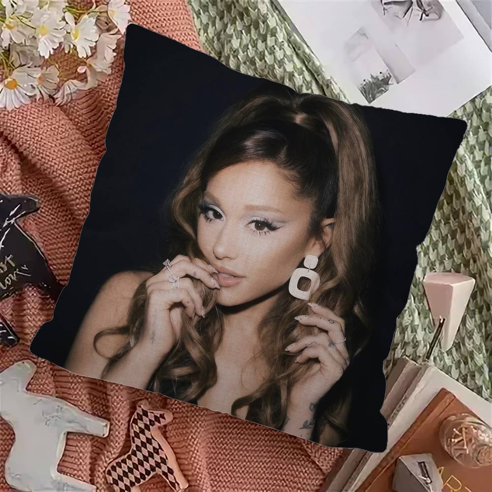 Famous Singer Ariana Grande Pillow Cover for Bedroom Room and Living Room Sofa Decorative Cushion Cover