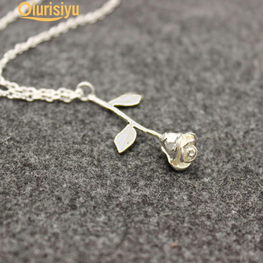 Buy Delicate Rose Flower Pendant 