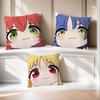 anime b-Bocchi the Rock chibi girl cushion cover Comfortable soft Pillow Case for Sofa Living Room Home Decor Protective Covers