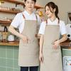 Custom Waterproof Canvas Apron for Cafes and Influencers