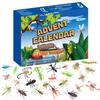 Christmas Countdown Calendar 24Pcs Insects Set Gift Box Christmas Advent Calendar Party Favors