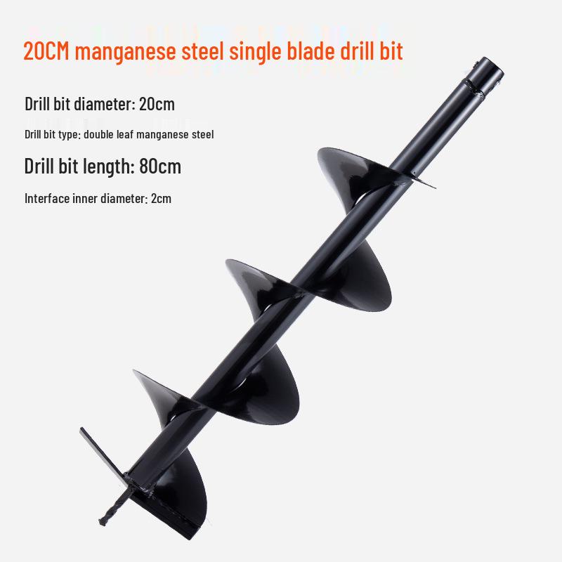 Wiertnica i wiertarka elektryczna do ziemi: Spalinowa wiertnica do dołków na paliki i słupki do szklarni