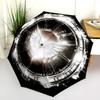 Shiny Wings  pattern, automatic folding umbrella, portable and foldable design, 8 ribs, a Christmas or birthday gift.