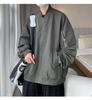 2026 Men's Versatile Casual Plus Size Stand-up Collar Jacket - Loose, Comfortable, American High Street Style for Autumn and Winter