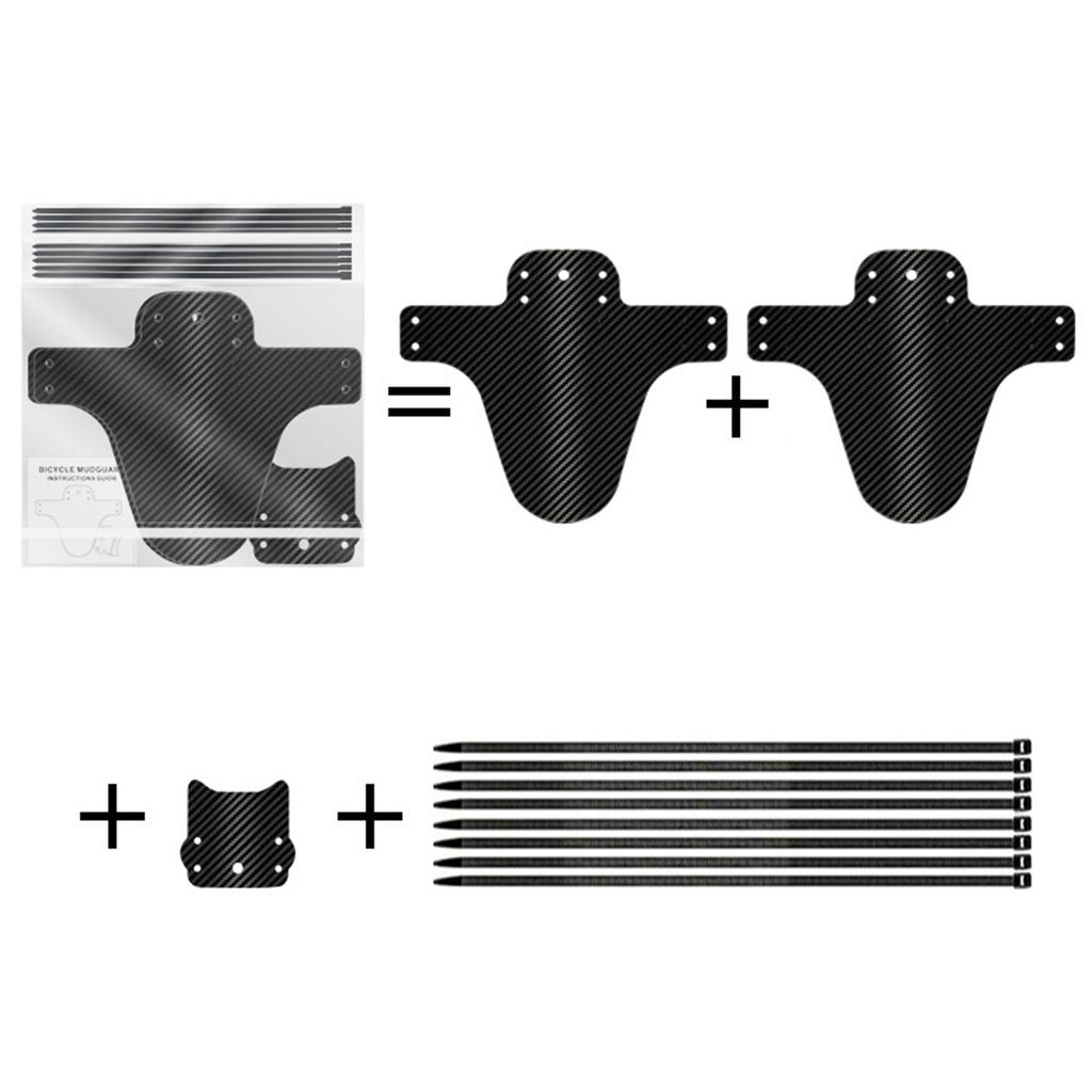 Bicycles Mudguard Adjustable Folding Bikes Front Rear Mud Guard Cycling Splash Guards for Mountain Bikes Riding