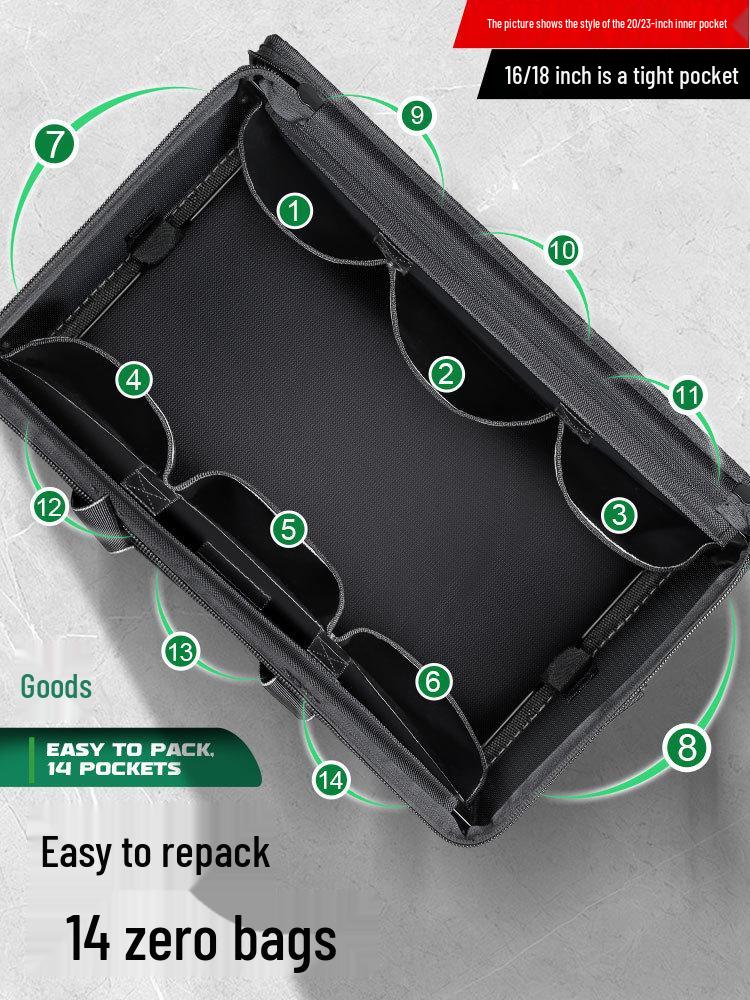Everwiner Durable Canvas Tool Bag for Woodworking and Car Repairs