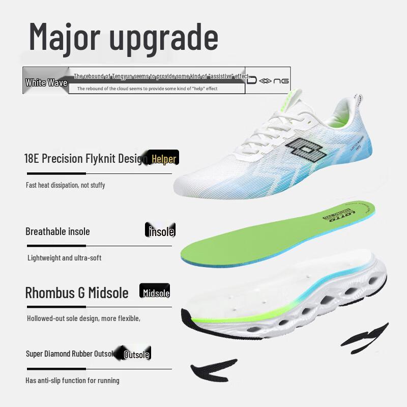 Lotto Men's Lightweight Mesh Running Shoes