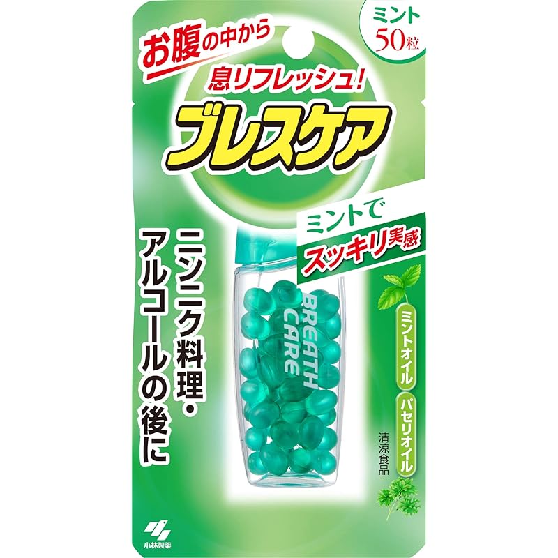 

breath care Breath refreshing capsules taken with water mint Main body 50 grains