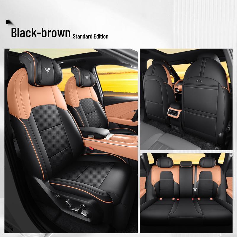 New Neta L Full Leather Car Seat Cushion - Universal, Four Seasons, One-Piece Design