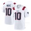 NFL Football Jersey New England Patriots 10 Drake Maye Red Mens Sports