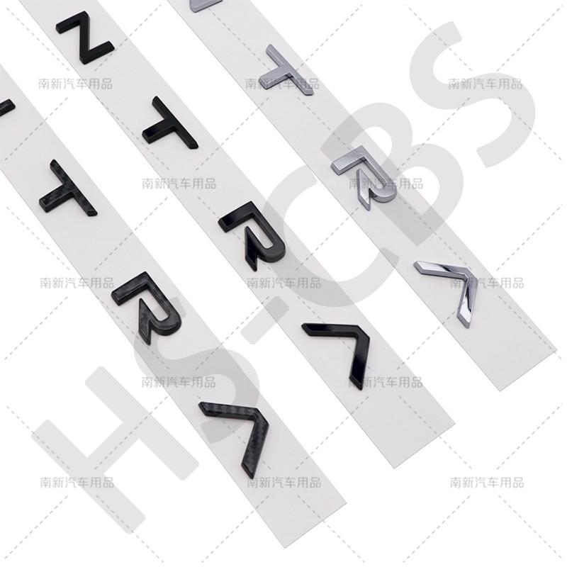 AAXZ1 New Style ABS ELANTRA Car Taigate Letter Logo 3D Sticker Rear Trunk Nameplate Body Decoration Badge Decal Emblem Accessories