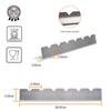 Stainless Steel BBQ Skewers 6-Piece Set with Handle - Lamb Barbecue Utensils