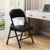 Portable Folding Chair with Backrest – Ideal for Home, Office, Conference, Dining, and Dormitory