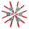 1/8 Pcs Outdoor A-shaped Clip Heavy Duty Jaw Opening Thick Rust-Proof Comfortable Handle Anti-slip No Deformation Strong Spring Clamp Woodworking