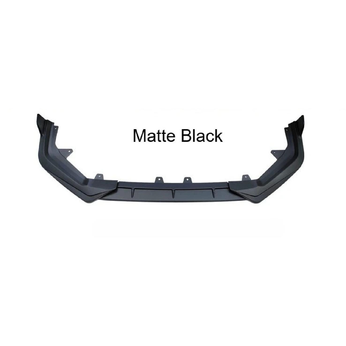 For Honda Civic 11th Gen 2022 2023 Front Bumper Lip Spoiler Car Accessories Splitter Guard Protector Cover Front Shovel Surround матовый черный