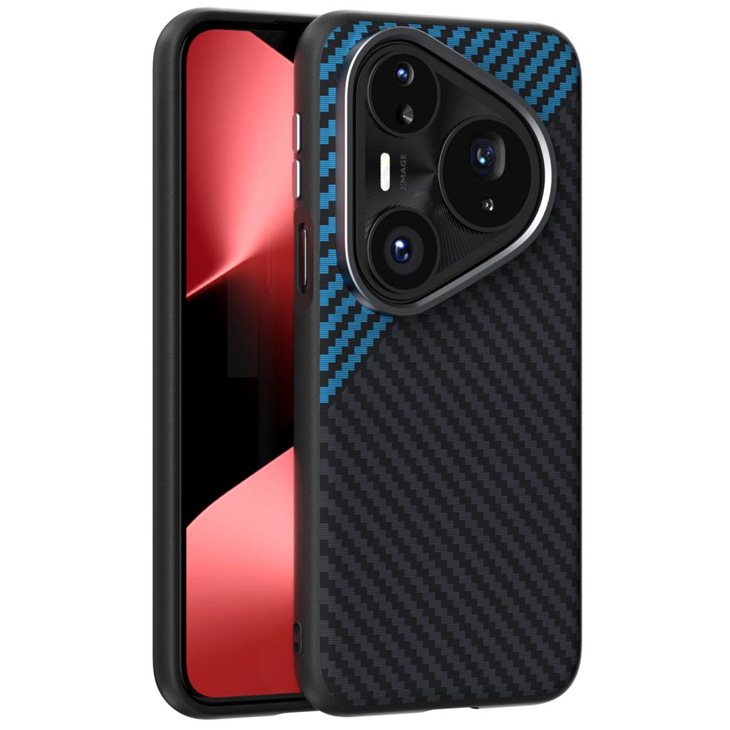 ABEEL For Huawei Pura 80 Pro+/80 Pro Magnetic Case Carbon Fiber Texture Back Cover